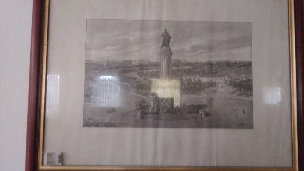 Quadro estampa antiga Marquês de Pombal