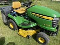 Traktor do koszenia trawy John Deere X300R gotowy do pracy :)