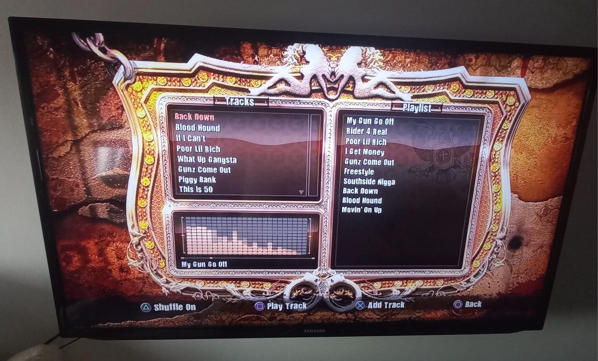 50 cent blood on the sand ps3 unikat 18 utworów