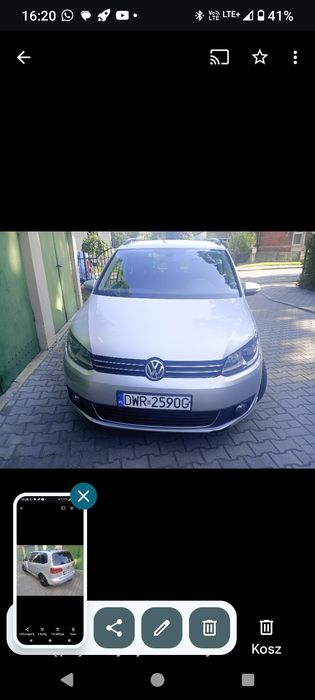 VW Touran możliwa zamiana