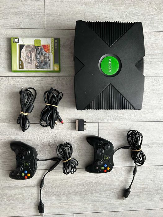 Konsola Xbox Video Game System Classic Old Microsoft 2005 !