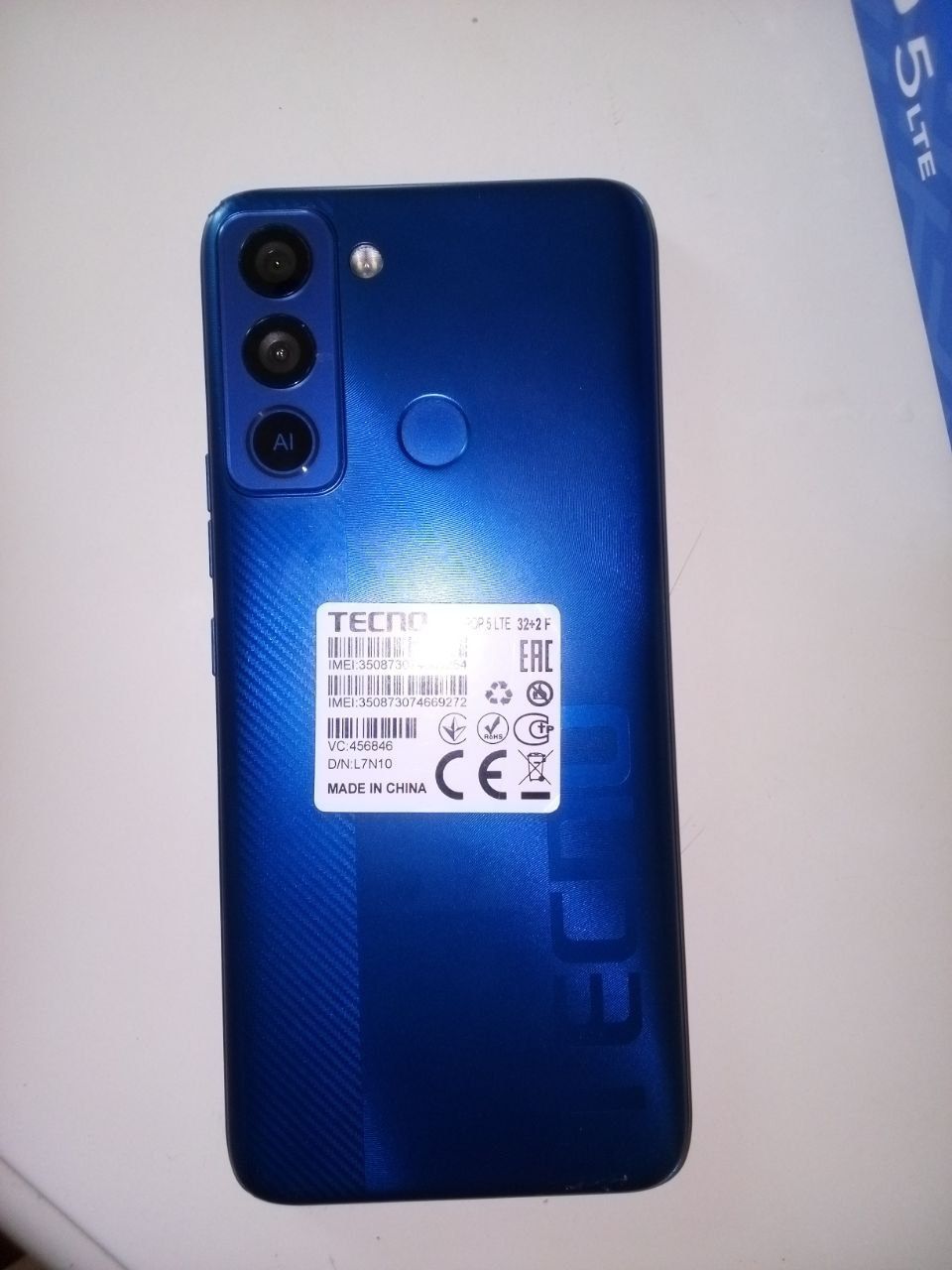 Tecno POP 5 LTE модель БДЕ4а