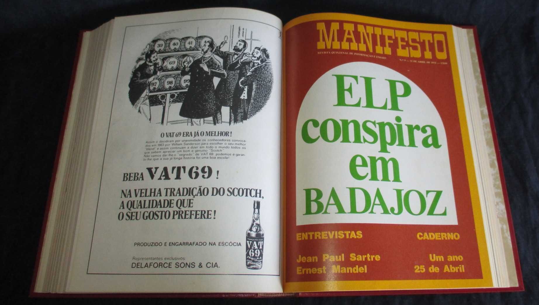 Manifesto Revista de Informação e Ensaio 1974 nº 1 a 13