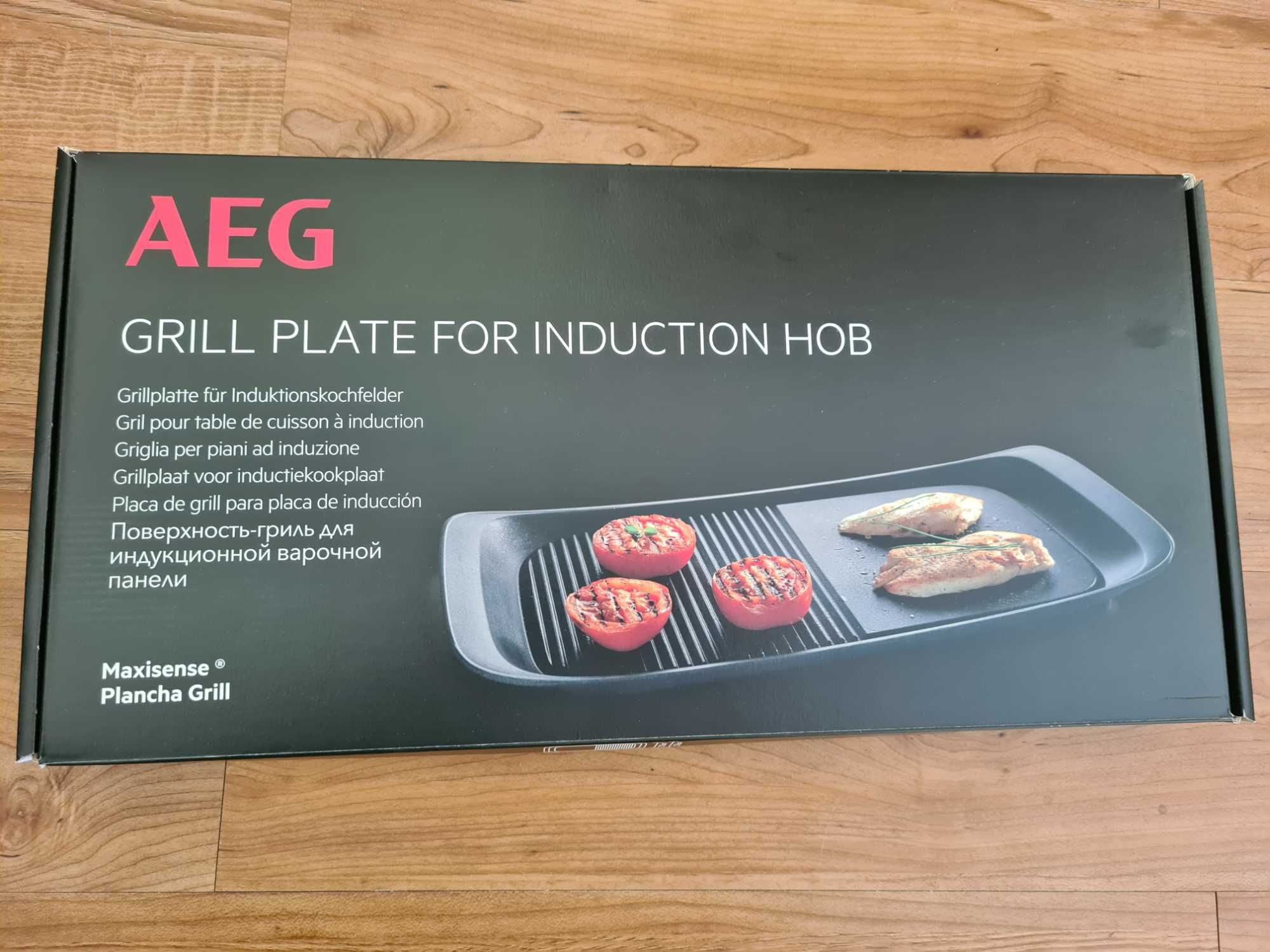 Placa grill indução AEG