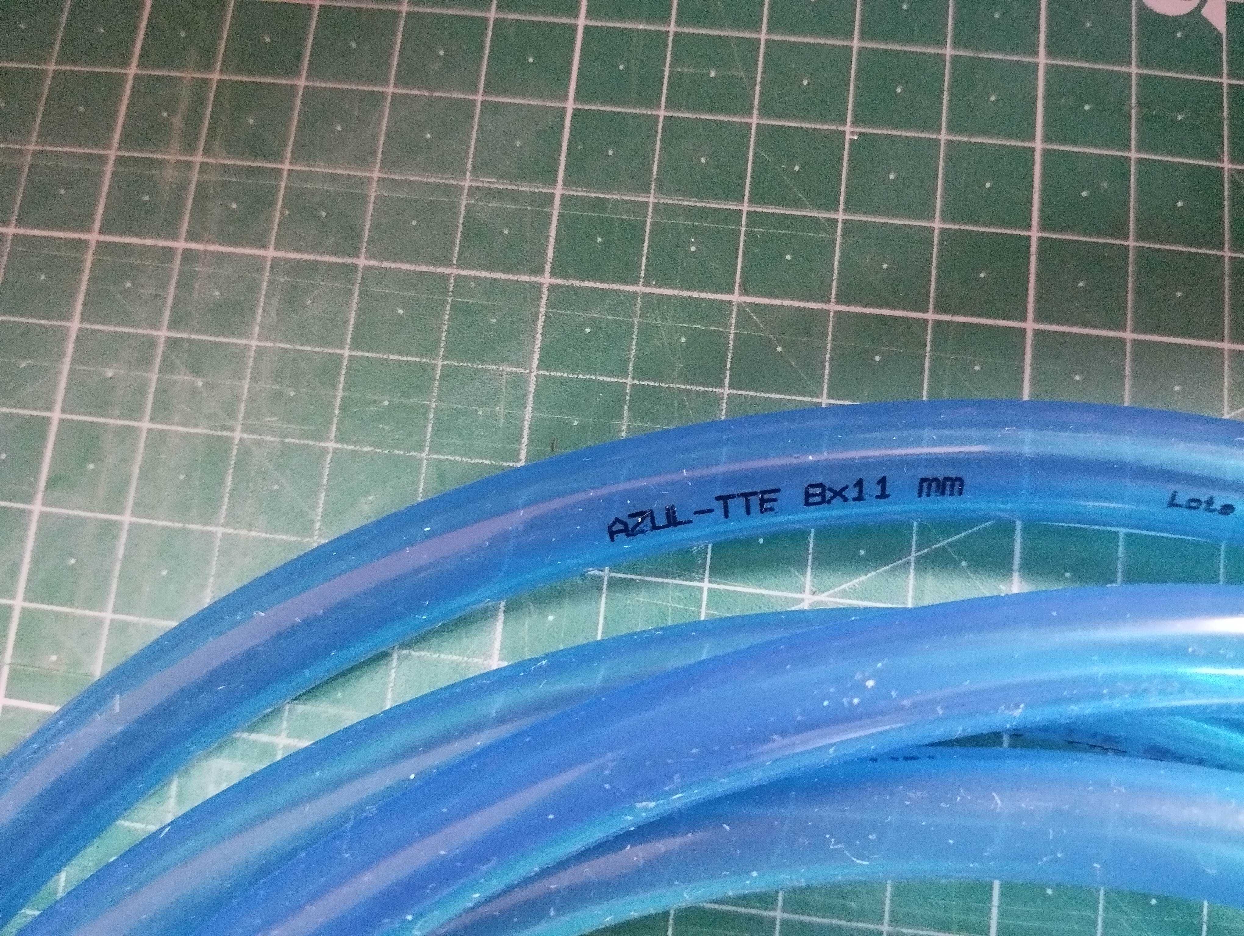 Tubo TTE 8x11 mm - Azul - Metalcaucho - Água/Gasolina - 2,7 m (Novo)