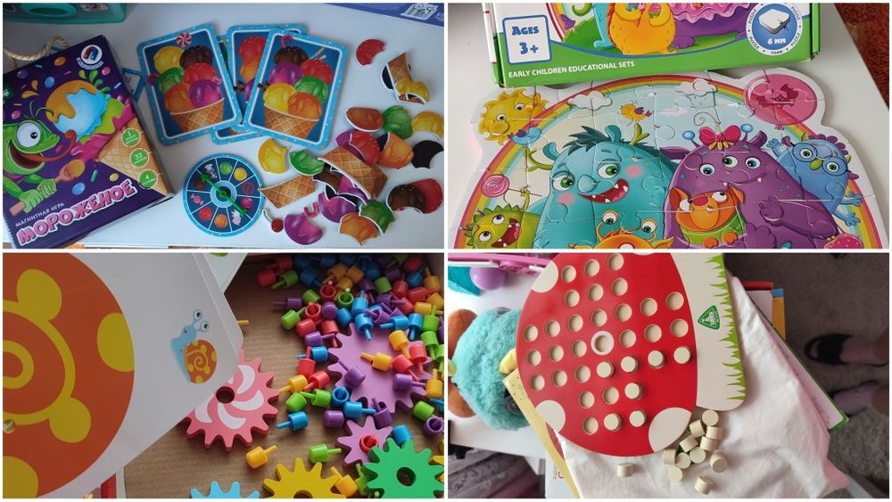 Ігри пазли для дітей розвиваючі розважальні