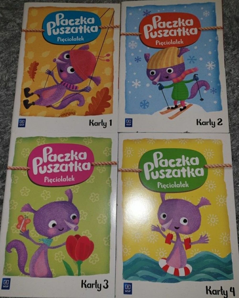 NoWa Paczka Puszatka Pięciolatek Box WSiP Podręcznik przedszk