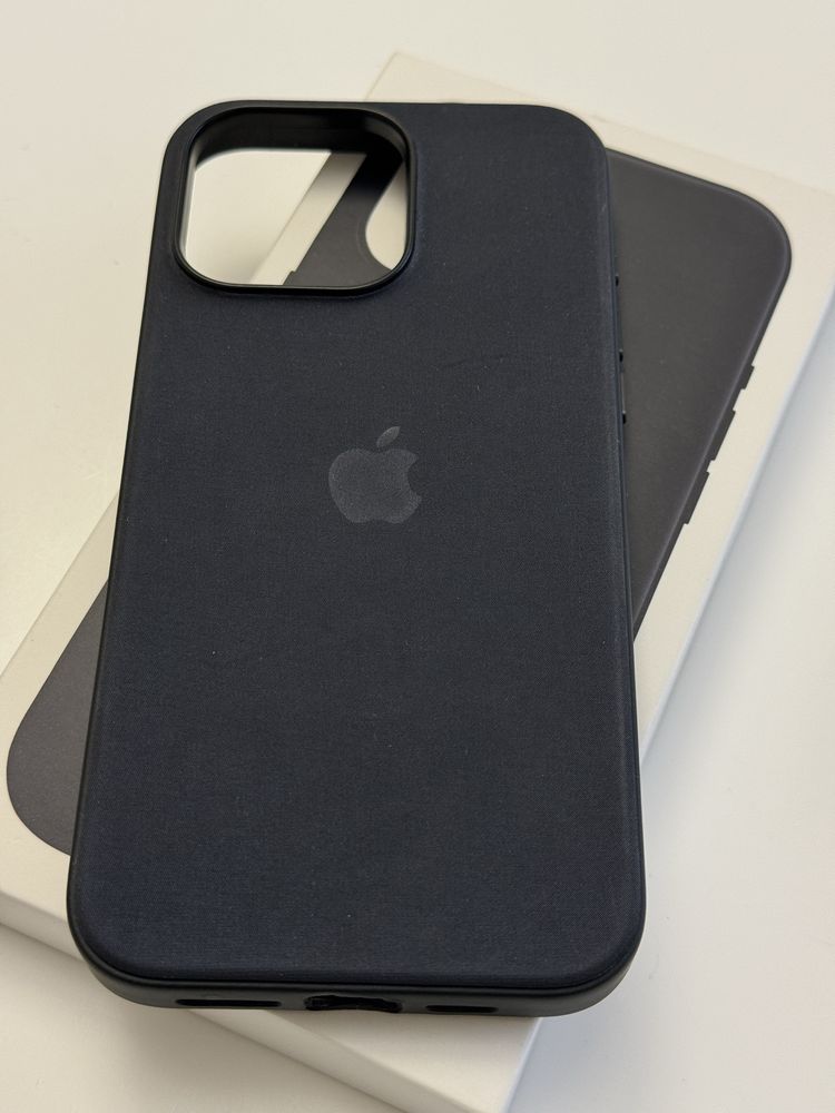 Iphone 15 Pro Max FineWoven Case Black MagSafe Чехол