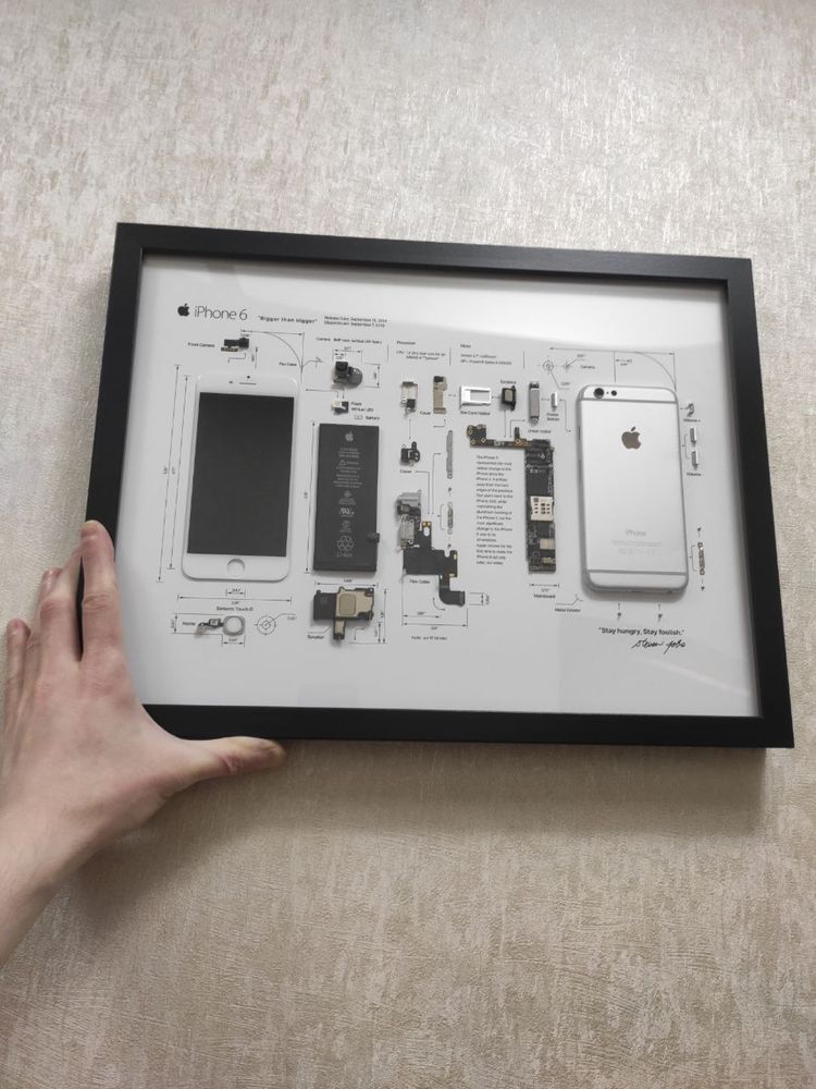 Framed Apple (картины из Apple, iPhone)