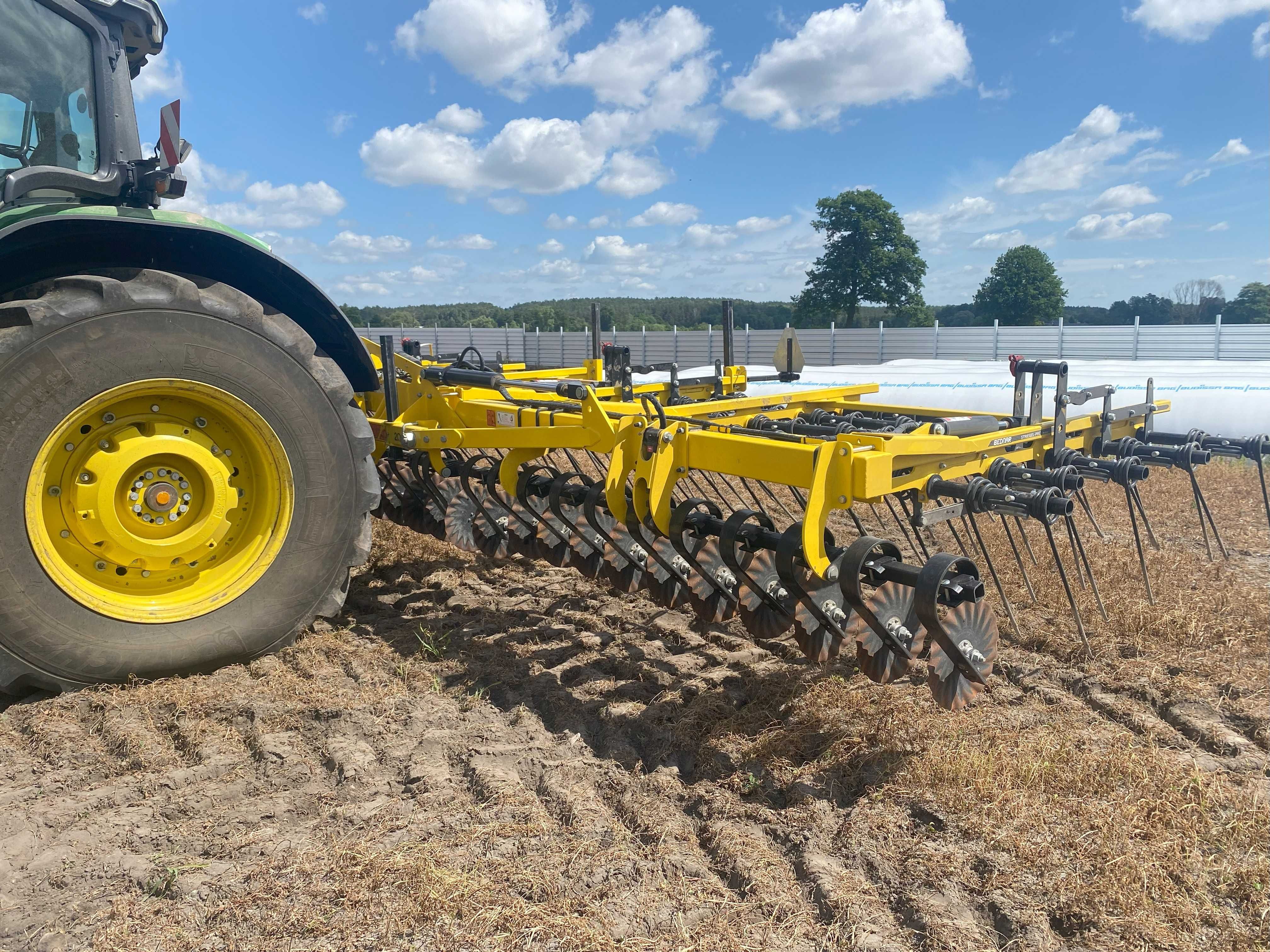 Brona palcowa do słomy Bednar Strigel PRO PN 9000 9m jak DEMO gwaranc.