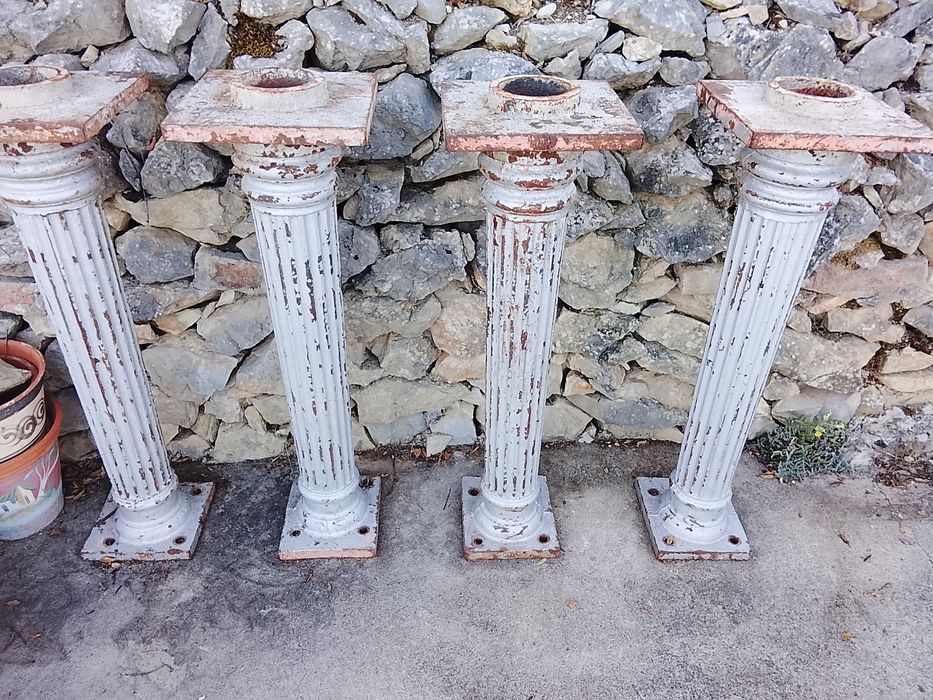 Colunas victurianas ferro fundido