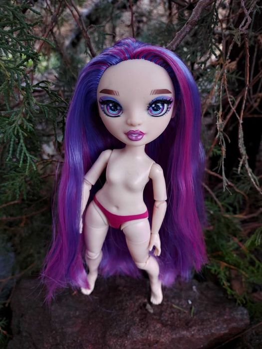 Лялька Віолетта Рейнбоу хай фіолетова Барбі