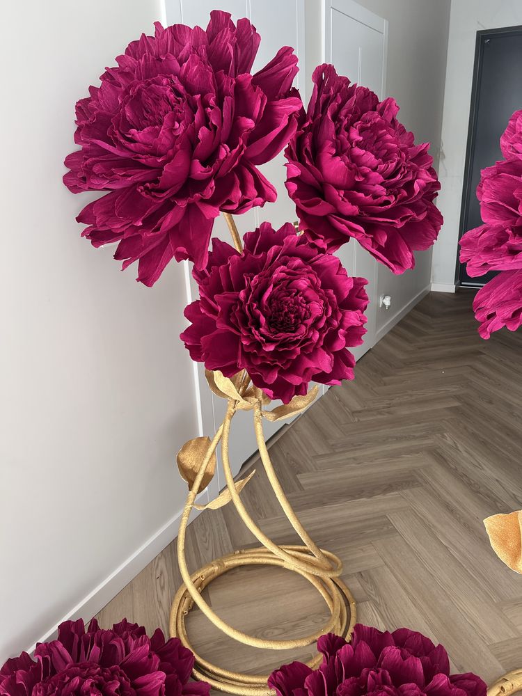 Peonie kwaoty giganty urodziny chrzciny dekoracja sklepu