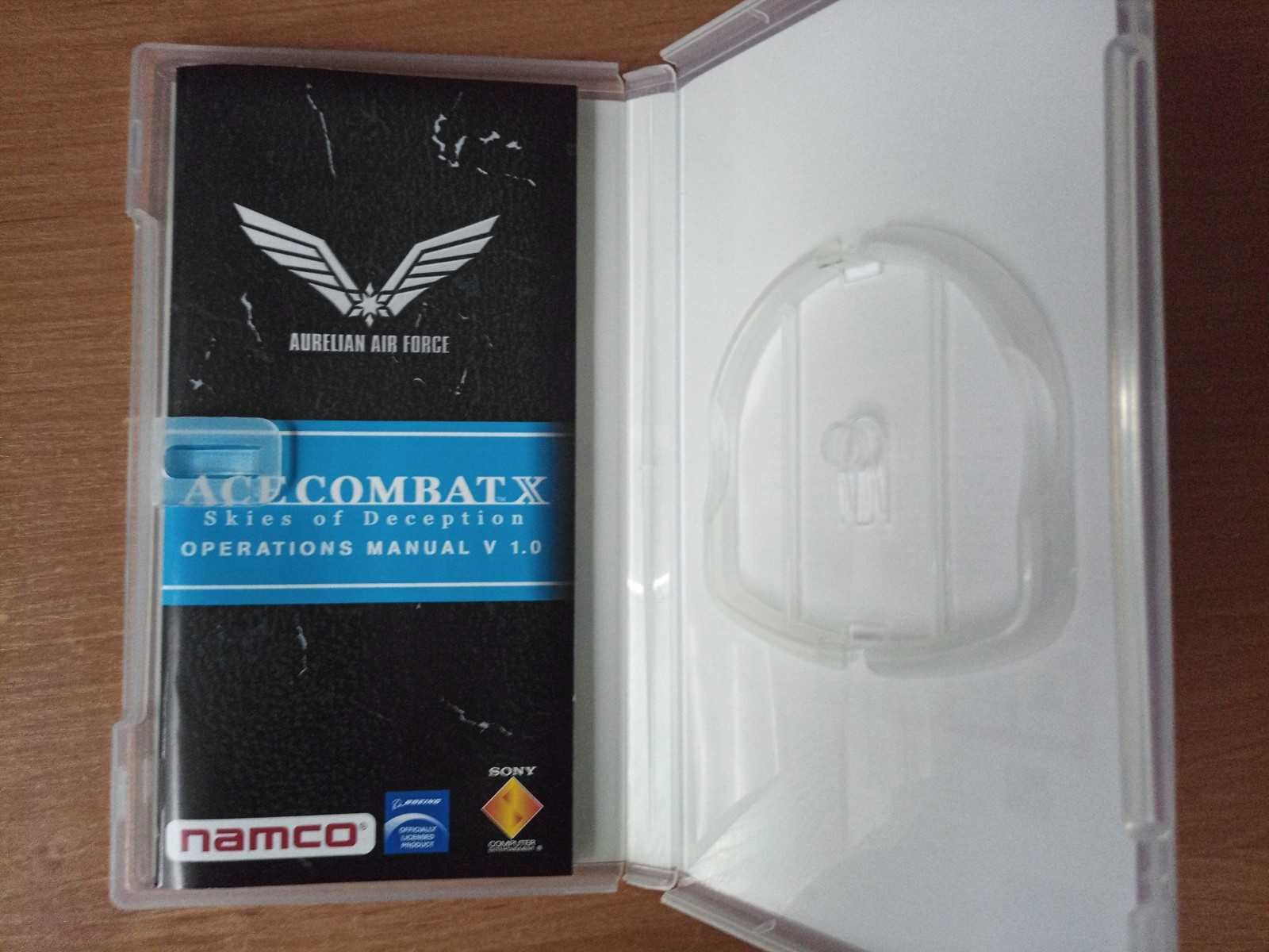 opakowanie + instrukcja Ace Combat X Skies of Deception PSP