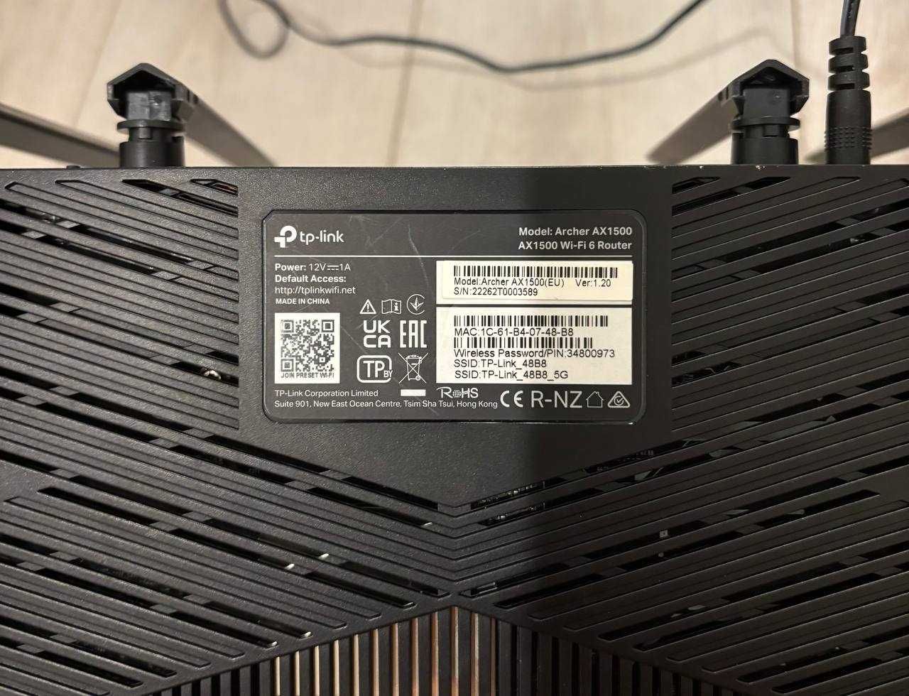 Router TP-Link Archer AX1500 (Wi-Fi 6) używany