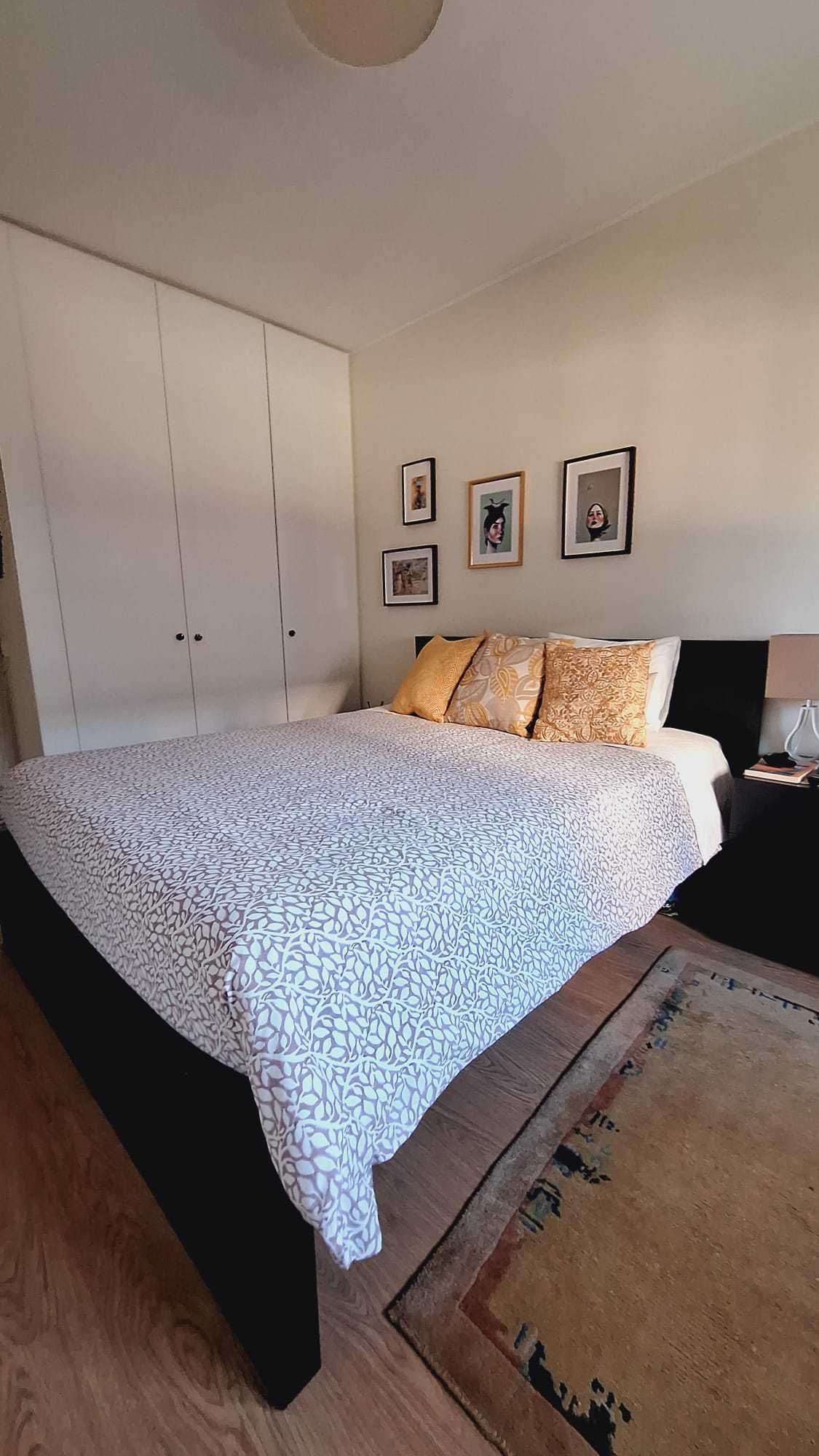 Cama casal 160x200 wengué
