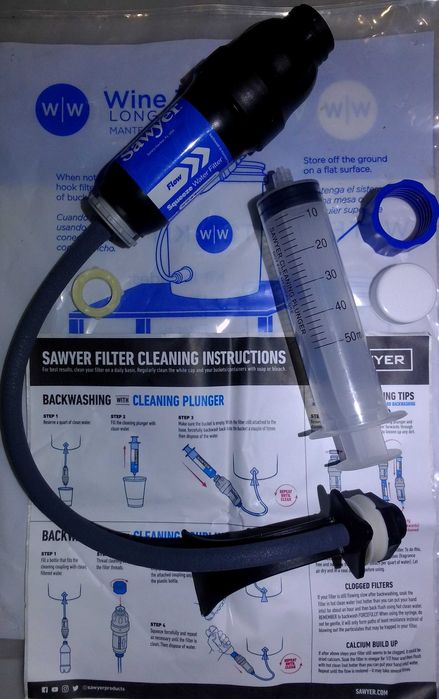 Фильтр для воды Sawyer Squeeze Water Filter Kit W/W ОРИГИНАЛ США