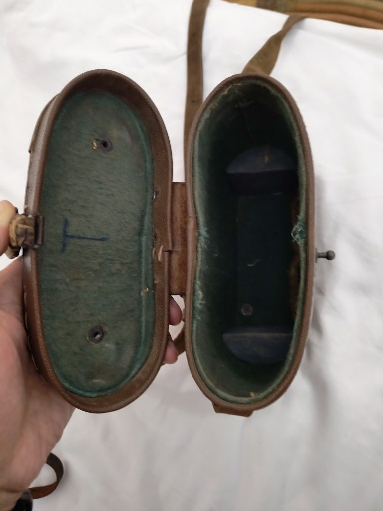 Lornetka carl zeiss jena III rzesza wojskowa pokrowiec