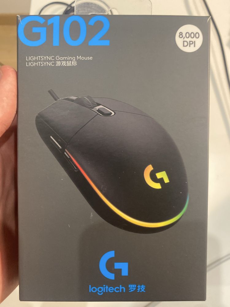 ігрова миша logitech g102 проводна