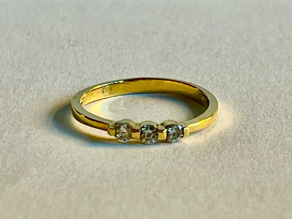 Złoty pierścionek 585