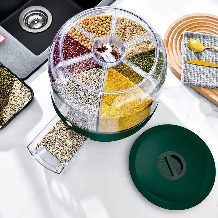 Органайзер-диспенсер на 6 літрів для круп із дозатором