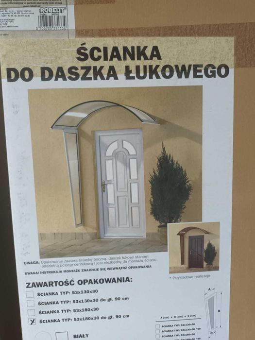 Daszek nad drzwi
