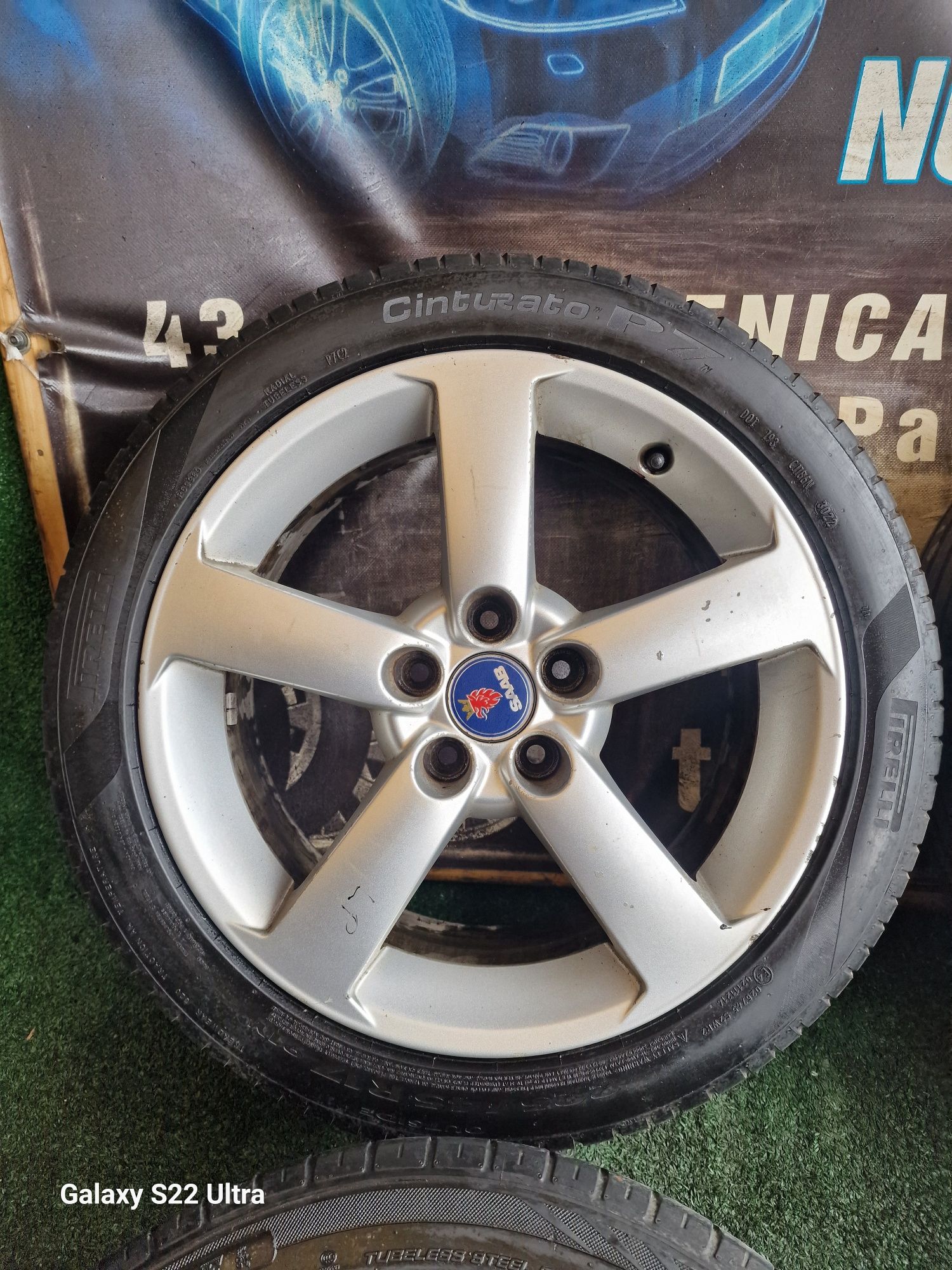 Koła letnie 17 5×110 Saab 9-3-5 Opel Komplet Orginał