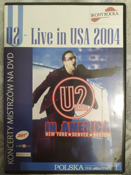 Koncert U2 live in USA 2004 koncerty mistrzów na DVD