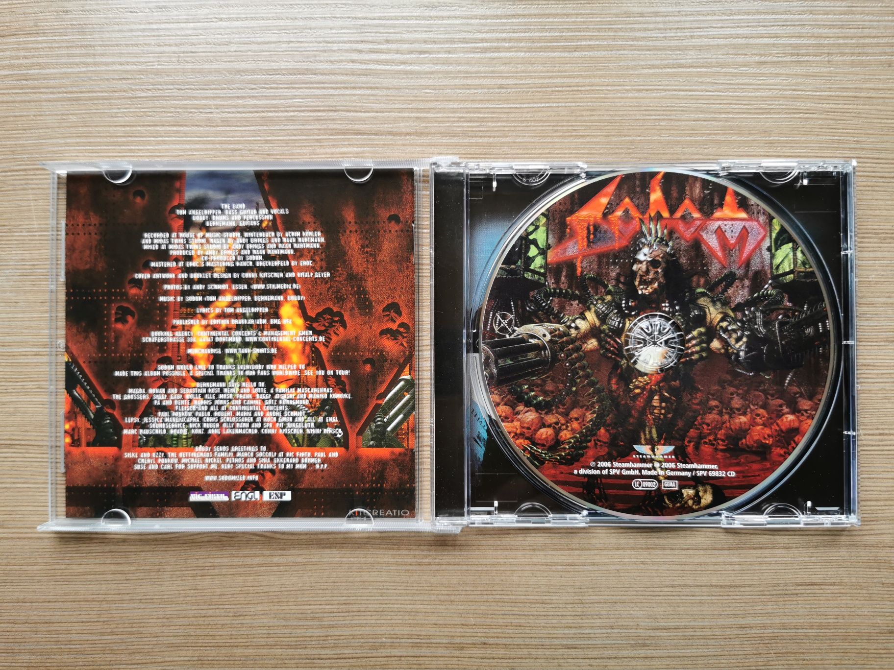 Płyta cd Sodom  .