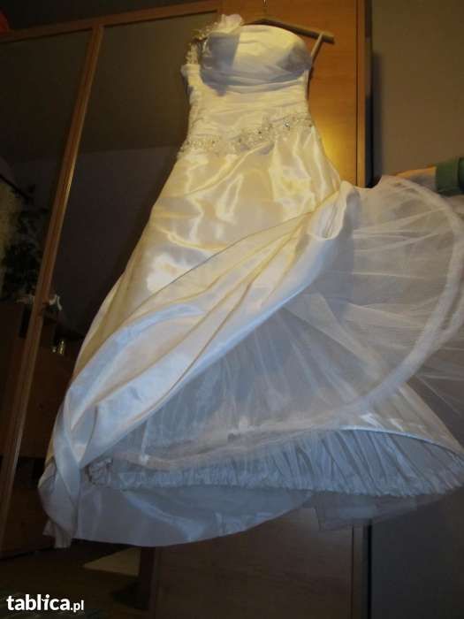pilne!Suknia ślubna Verise Bridal 'VIRGINIA' r.38-M+bolerko+pokrowiec!