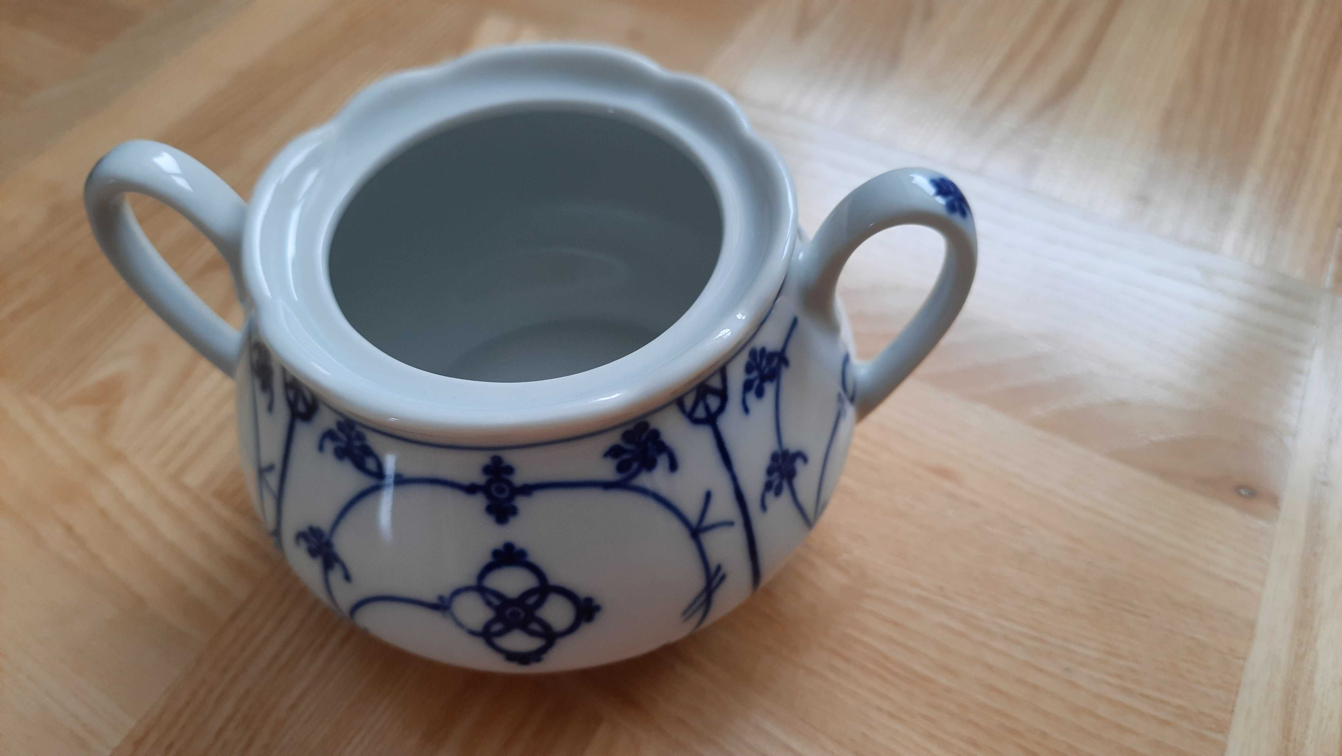 cukierniczka wzór słomkowy indisch blau