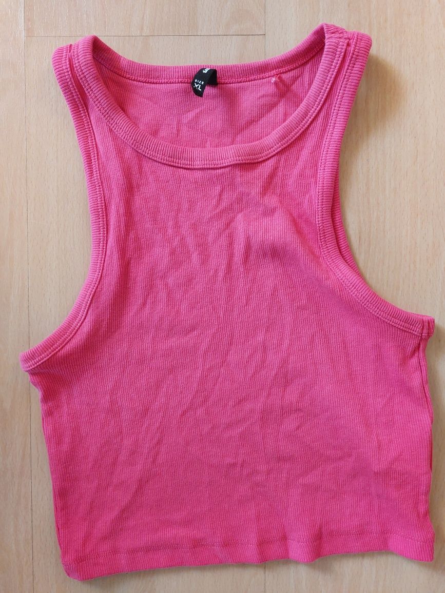 Crop top sinsay różowy