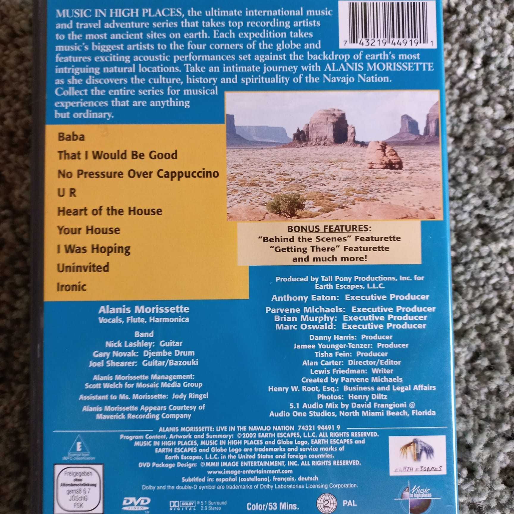 DVD Alanis Morissette - Live in The Navajo Nation
