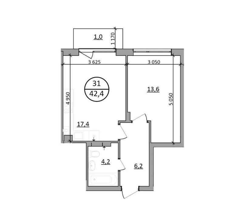 Однокімнатна квартира в ЖК Грінвуд 2, Брюховичі, БЕЗ КОМІСІЇ