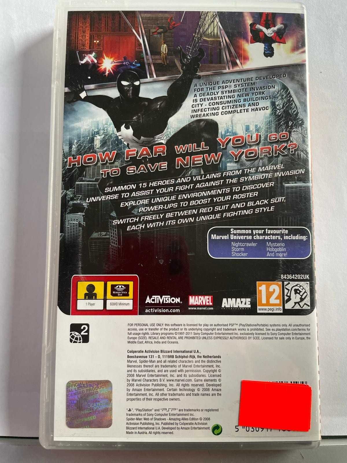 PSP - Spider-Man Web Of Shadows