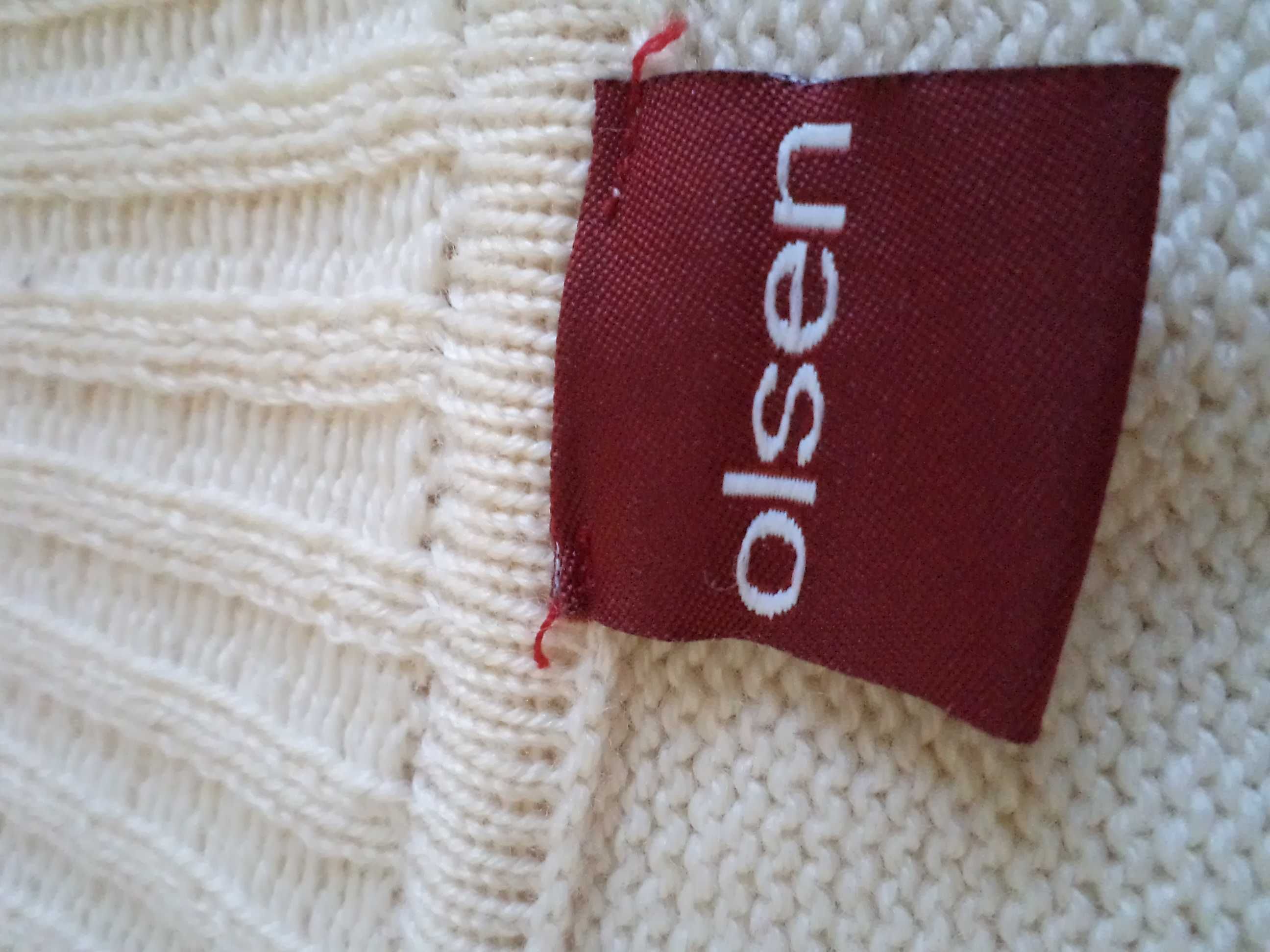 Super sweter kardigan r.46 OLSEN wełna