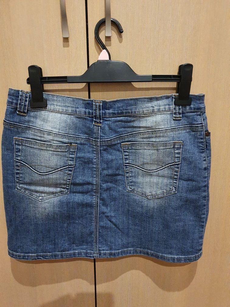 Spódnica krótka uciągliwy dżins