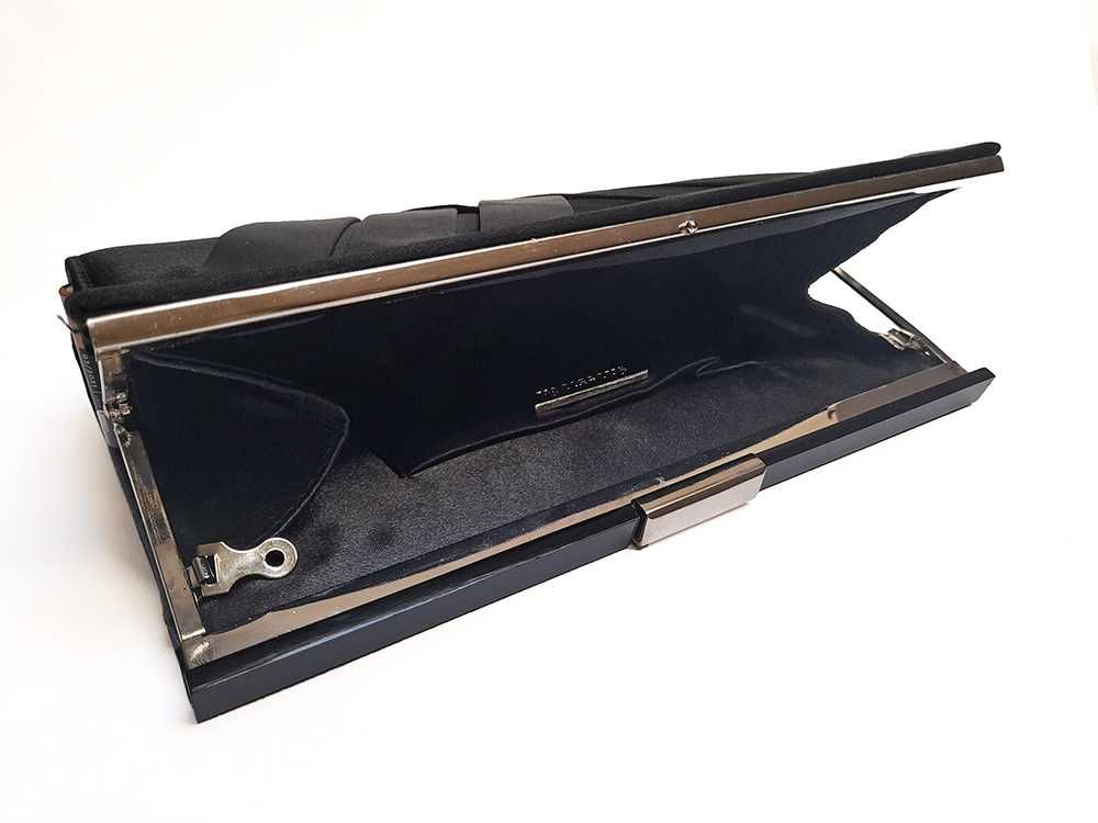 Mala Pouchete Bolsa Clutch Mão Preto