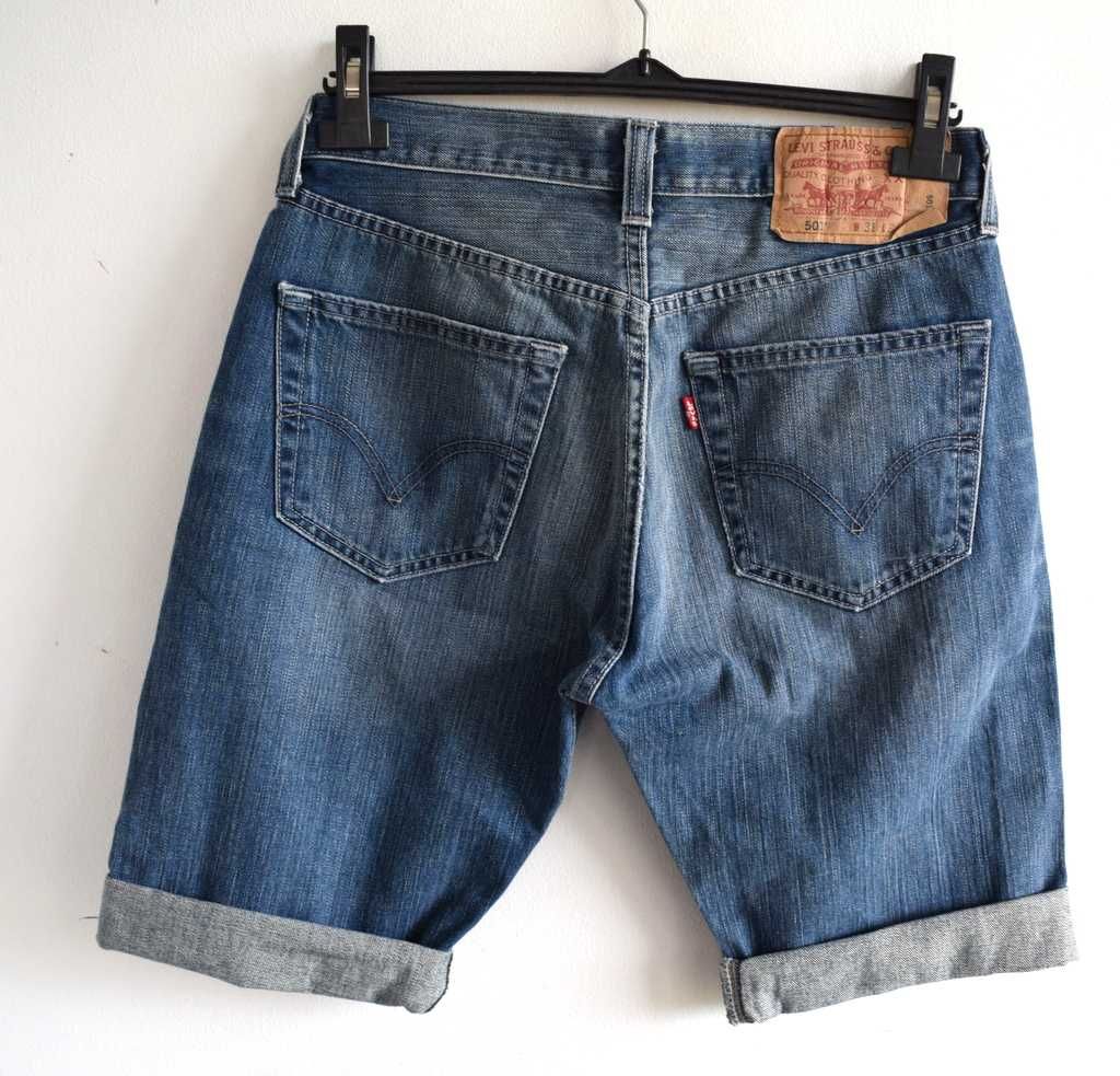 Levi's 501 szorty spodenki męskie w31 s jeansowe