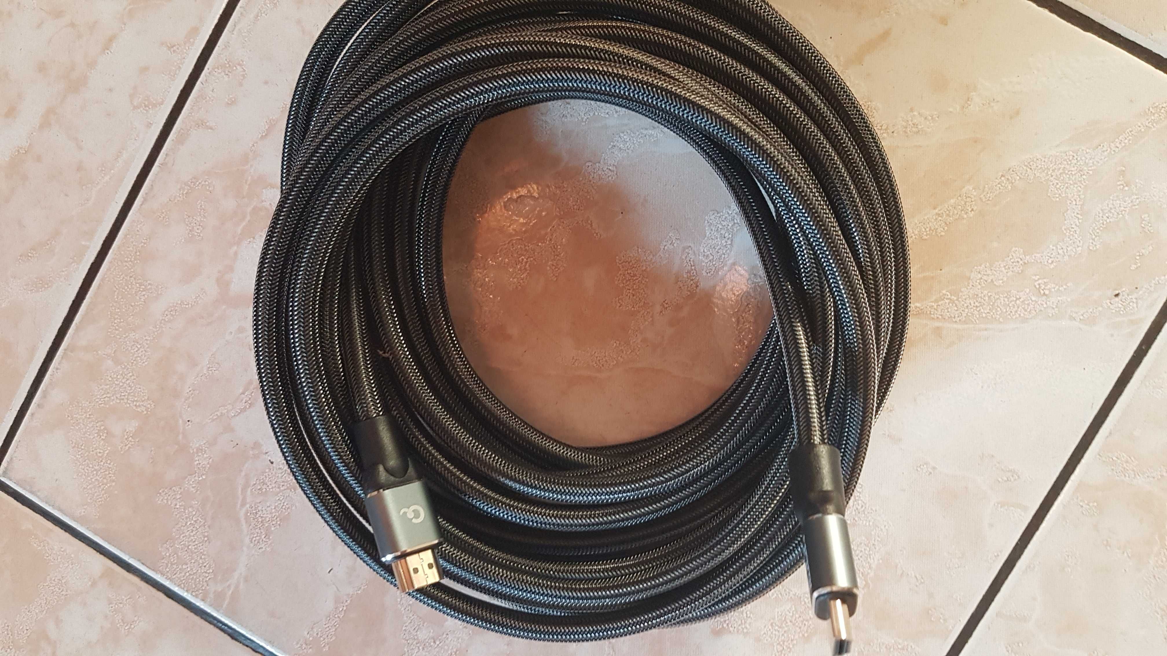 Kabel HDMI 7,5m 7.5 metra dlugi kabel przewod HDMI x 2 profesjonalny