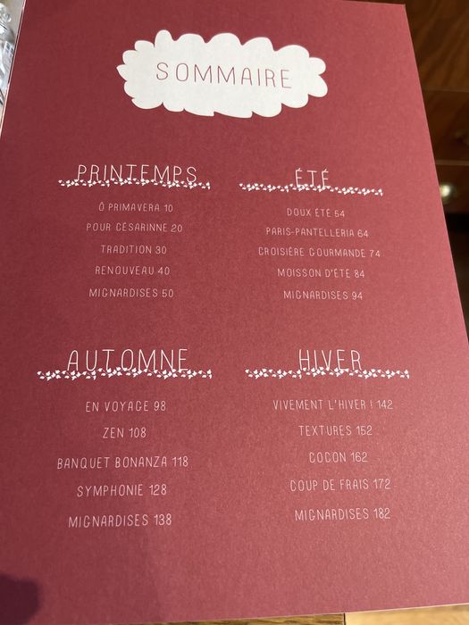 Livro culinária em francês  Miss Lunch