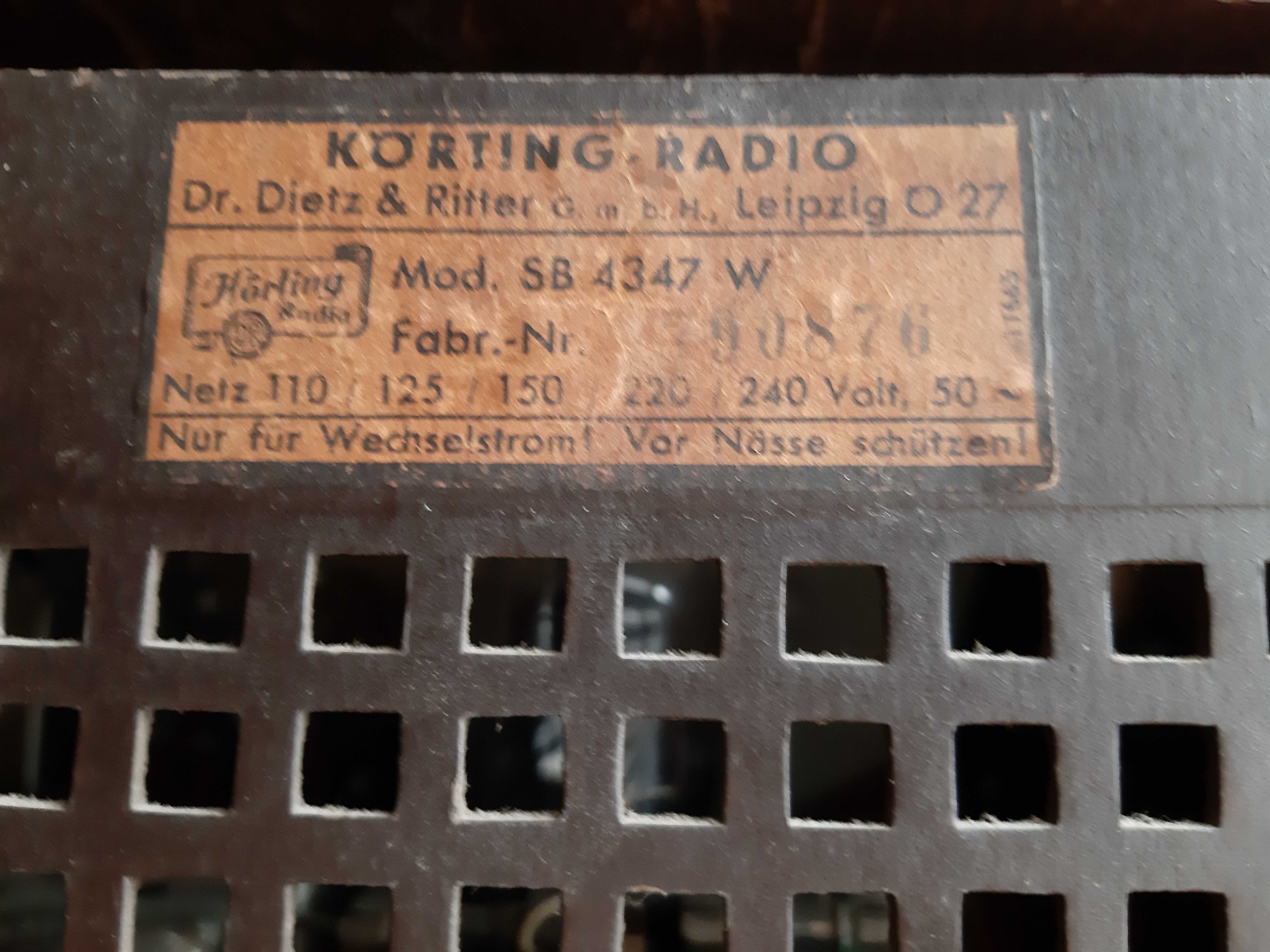 ,  Korting Radio Supra Selector 38