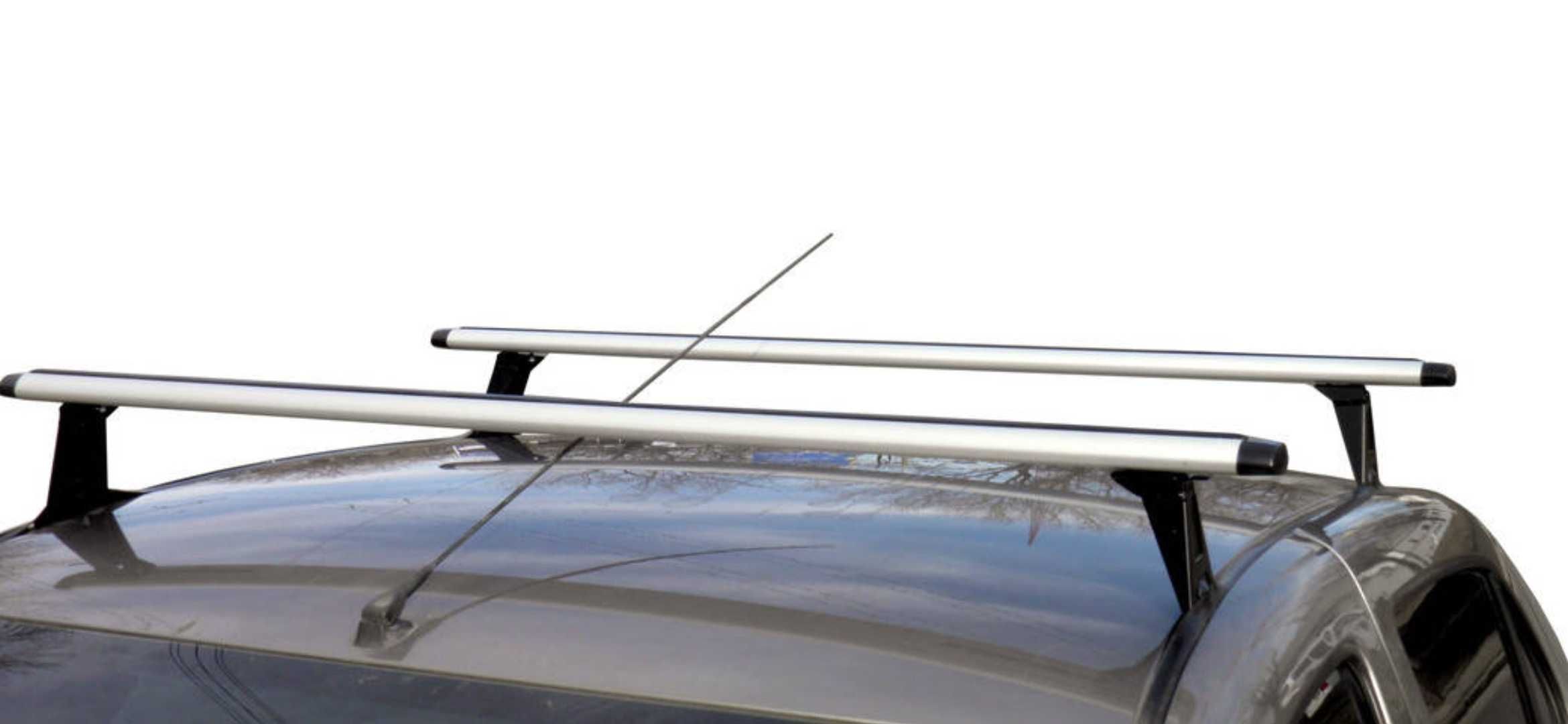 Алюминиевый,аэродинамический багажник на крышу Renault / Dacia Logan