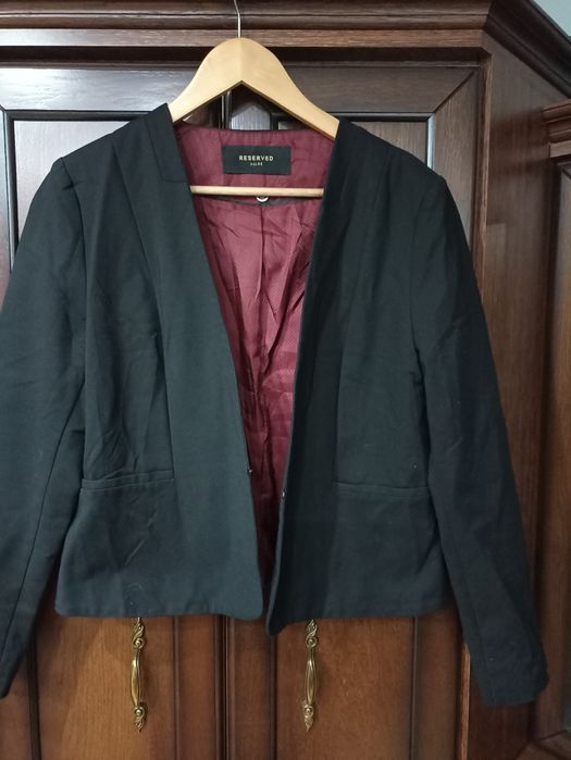 Czarny żakiet Reserved r. 44