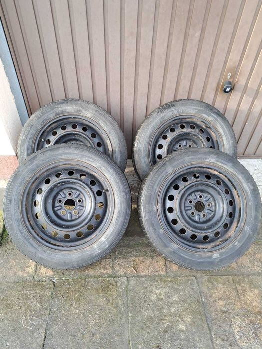 Felgi stalowe R16 + opony zimowe Continental 205/55 R16