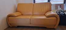 Sofa fotel wypoczynek 2 + 1 skóra