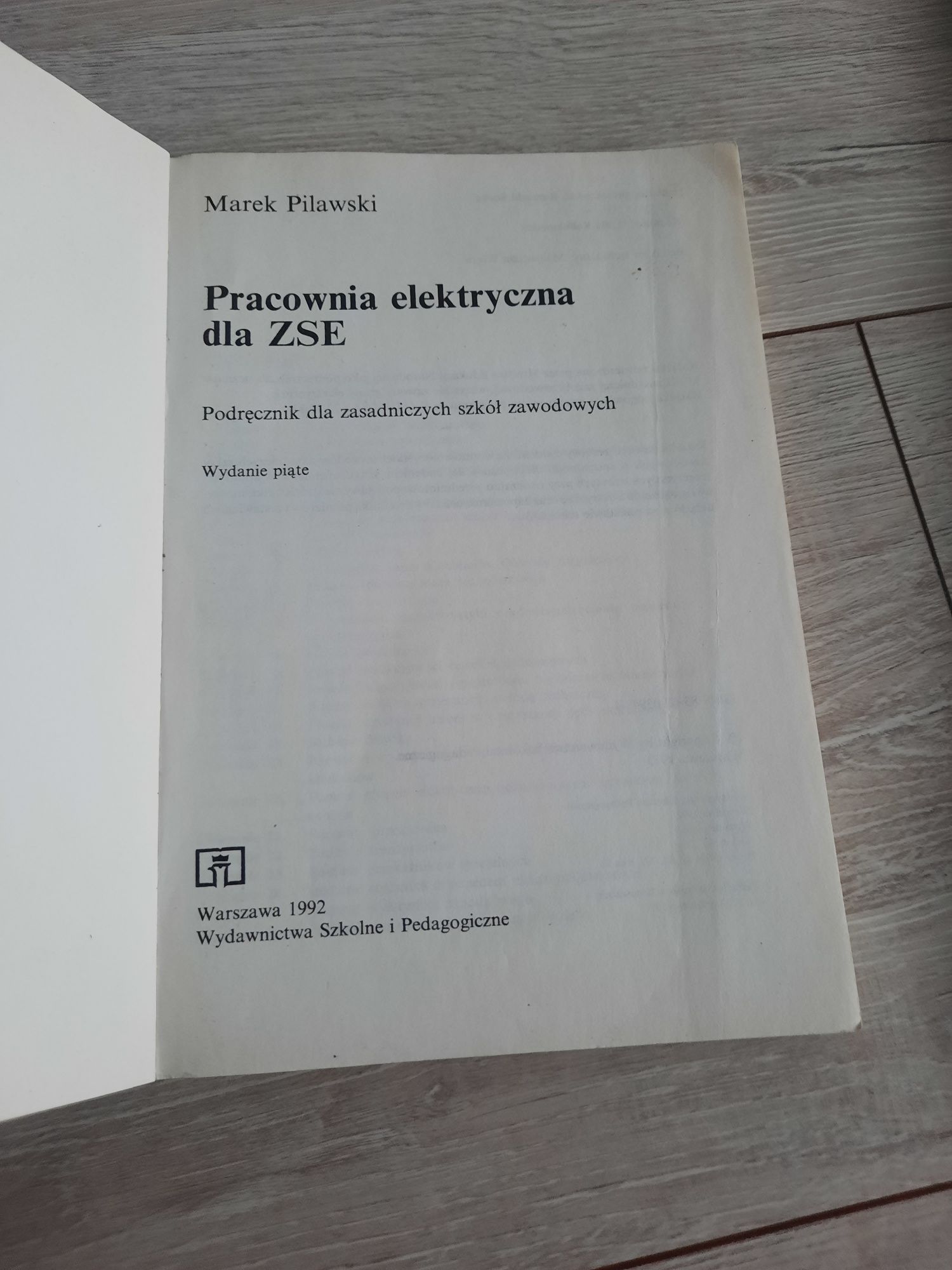 Pracownia elektryczna dla ZSE, Marek Pilawski, 1992 r.