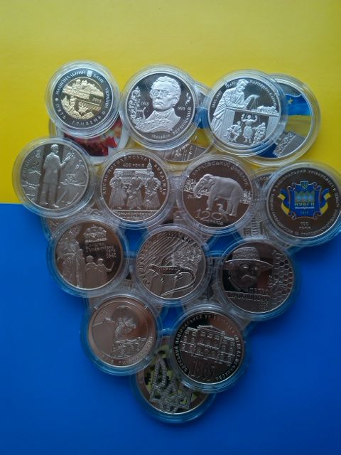 набор набір 2015 рік 23 монета НБУ монети Весь комплект укр. ювіл.мон.