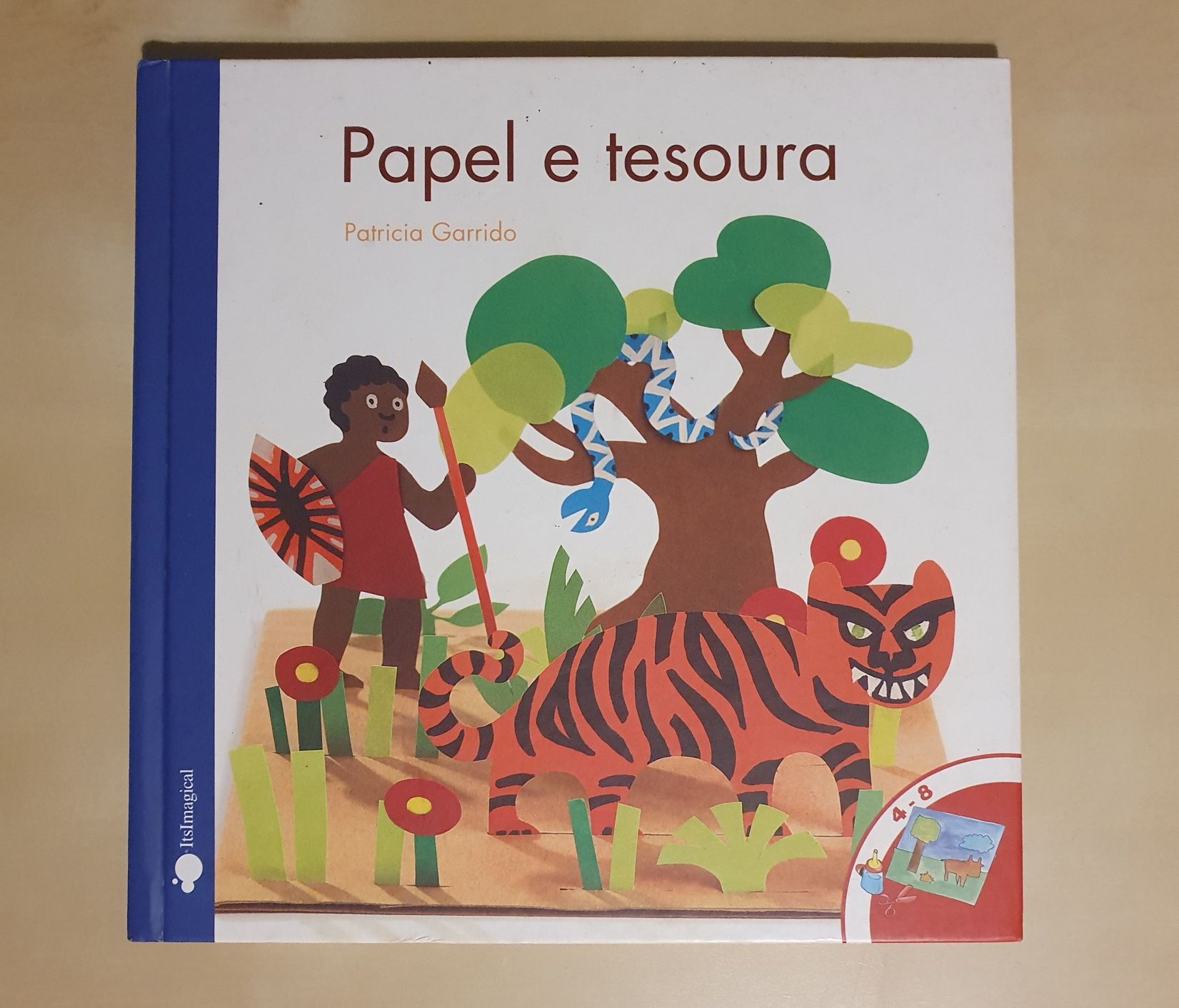 Livro infantil "Papel e Tesoura"