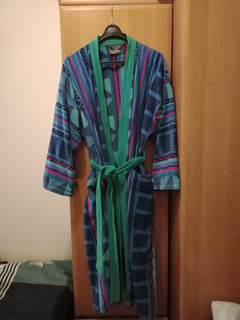 Szlafrok kolorowy z frotte